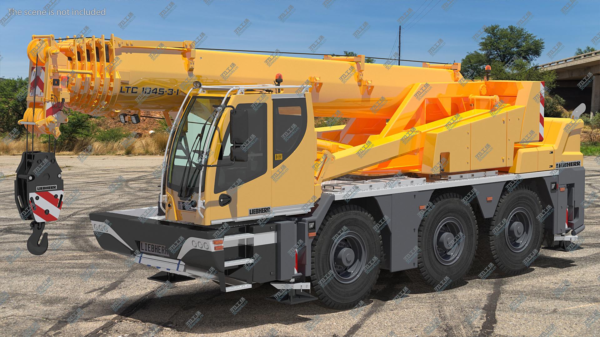 images/goods_img/2021040164/3D Compact Mobile Crane Liebherr LTC 1050 31 model/4.jpg